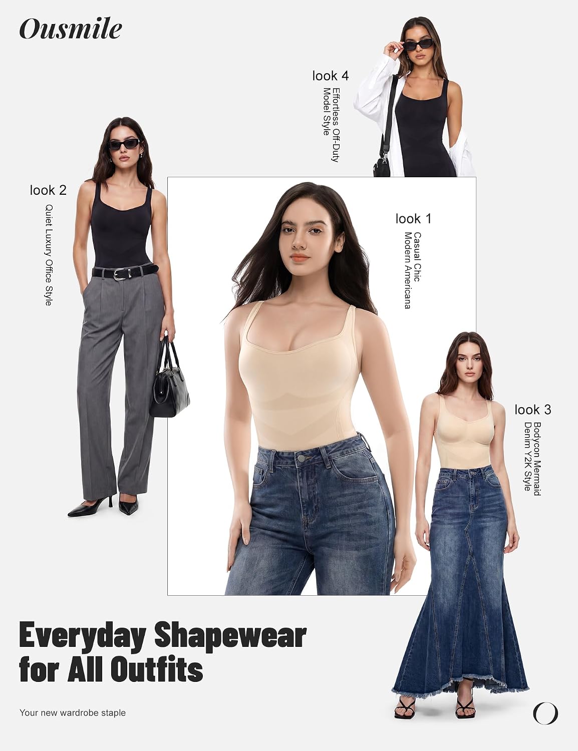 Ousmile Seamless Tummy Control Bodysuit — image 3