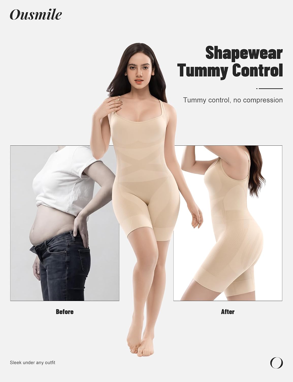 Ousmile Seamless Tummy Control Bodysuit — image 6