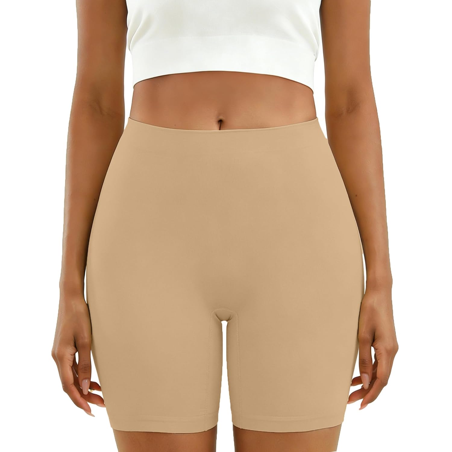 RULTA Women's Seamless Anti-Chafing Slip Shorts