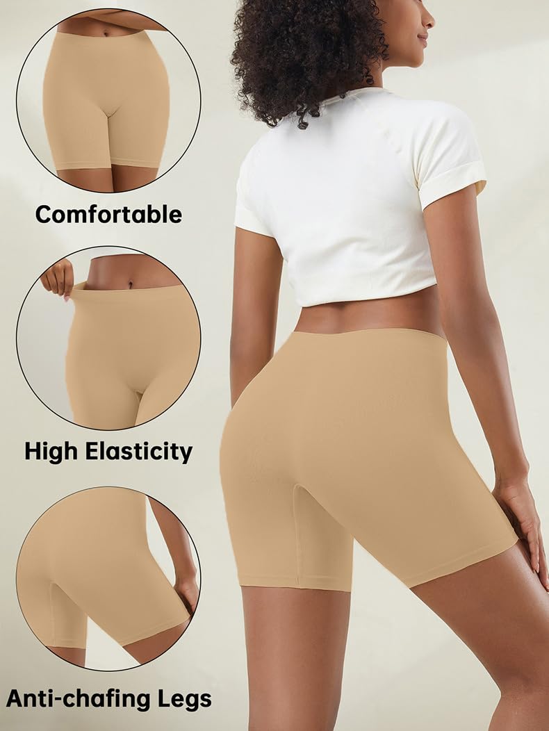 RULTA Women's Seamless Anti-Chafing Slip Shorts — image 2