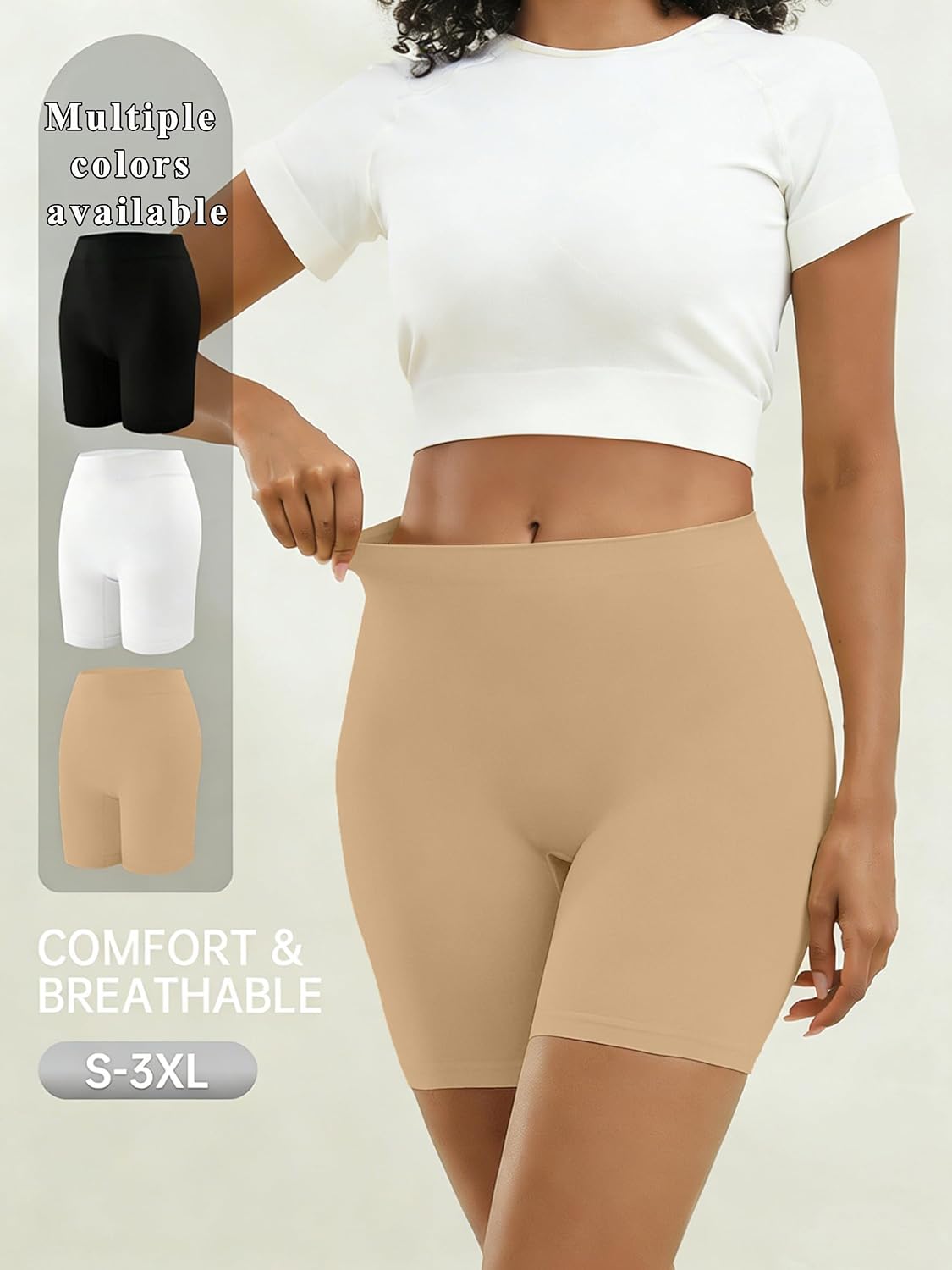 RULTA Women's Seamless Anti-Chafing Slip Shorts — image 4