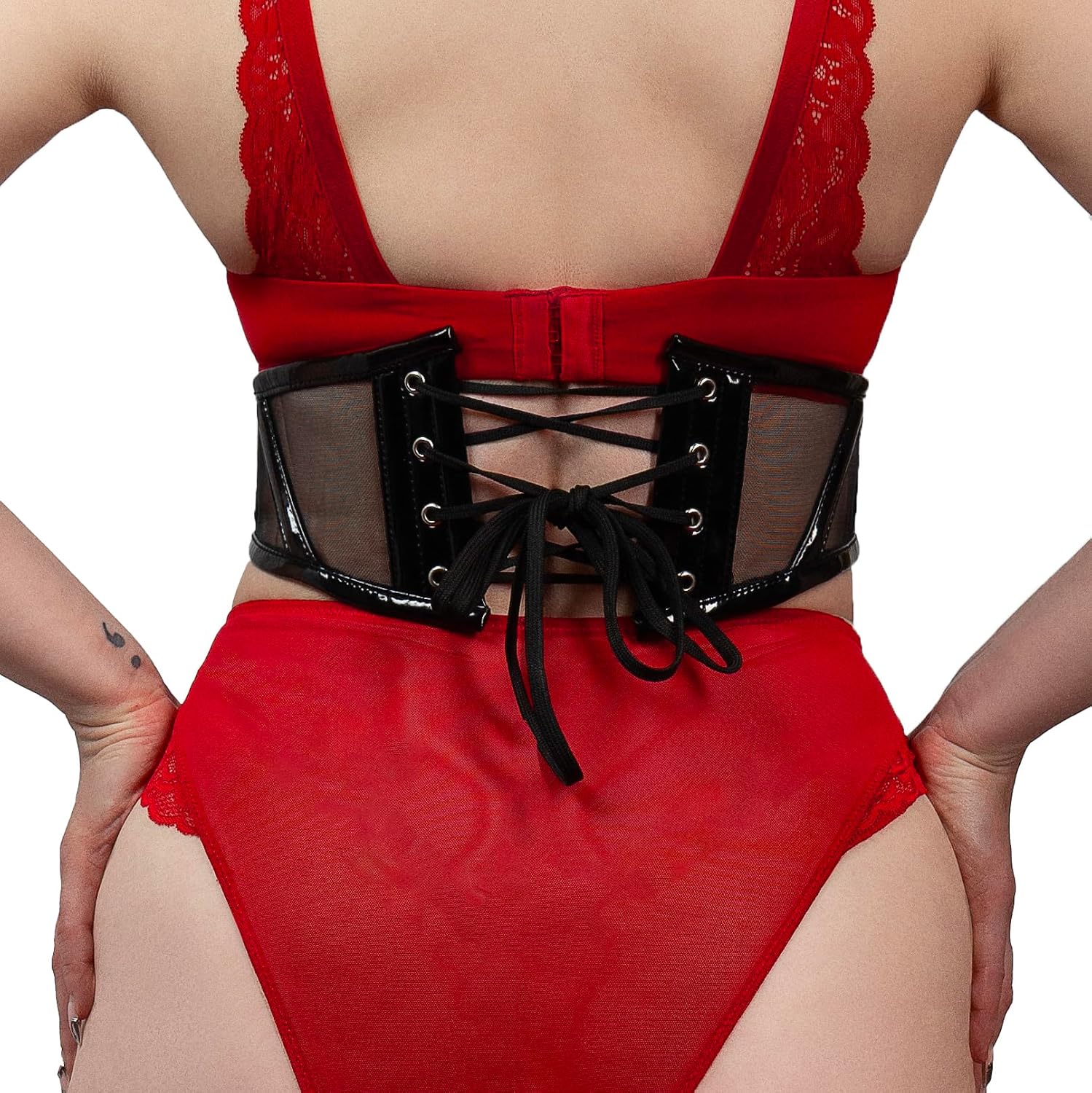 PVC Mesh Steel Boned Corset Belt — image 3