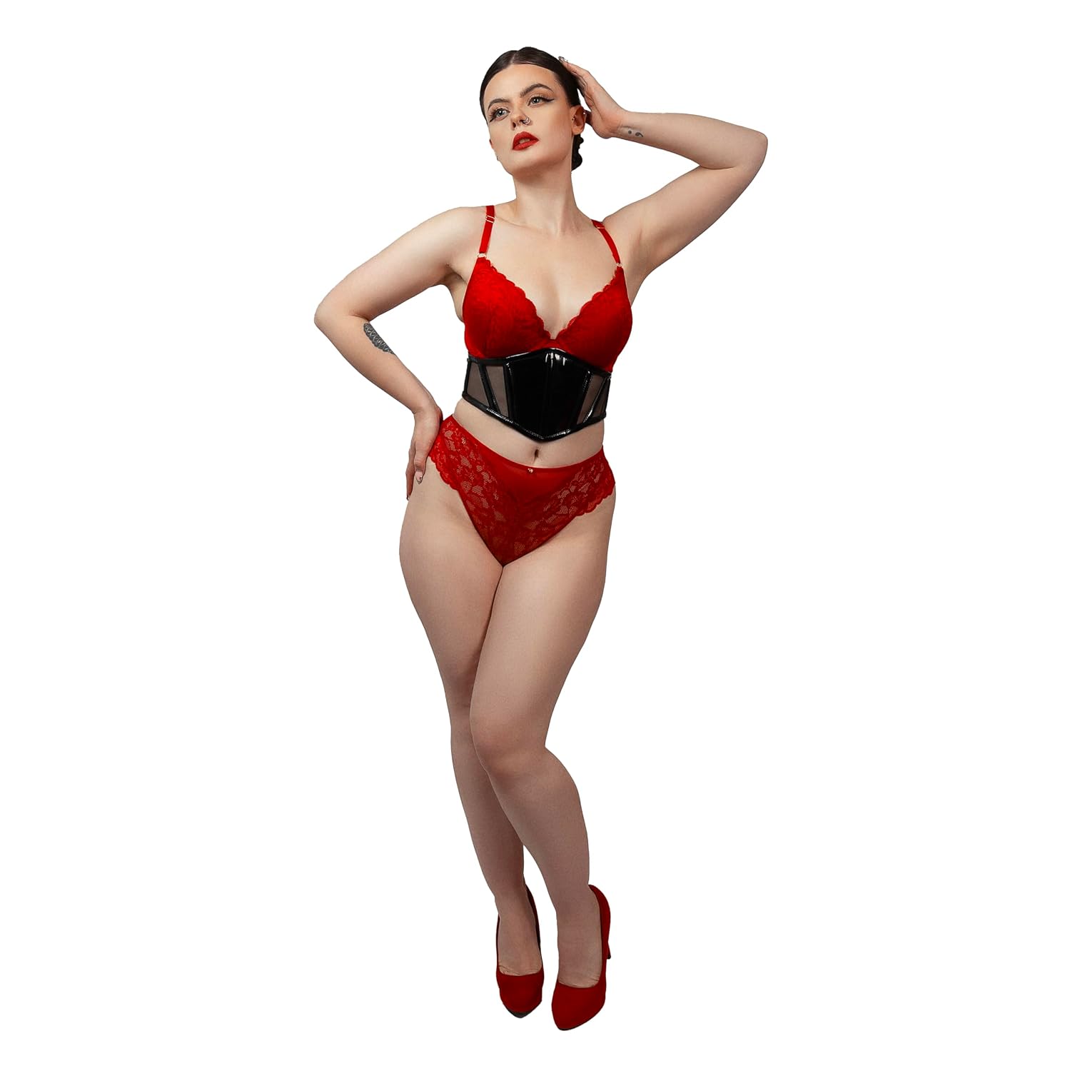 PVC Mesh Steel Boned Corset Belt — image 4