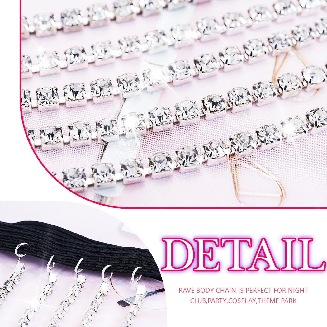 EVAZEN Rhinestone Multi-Layer Thigh Leg Chain — image 6