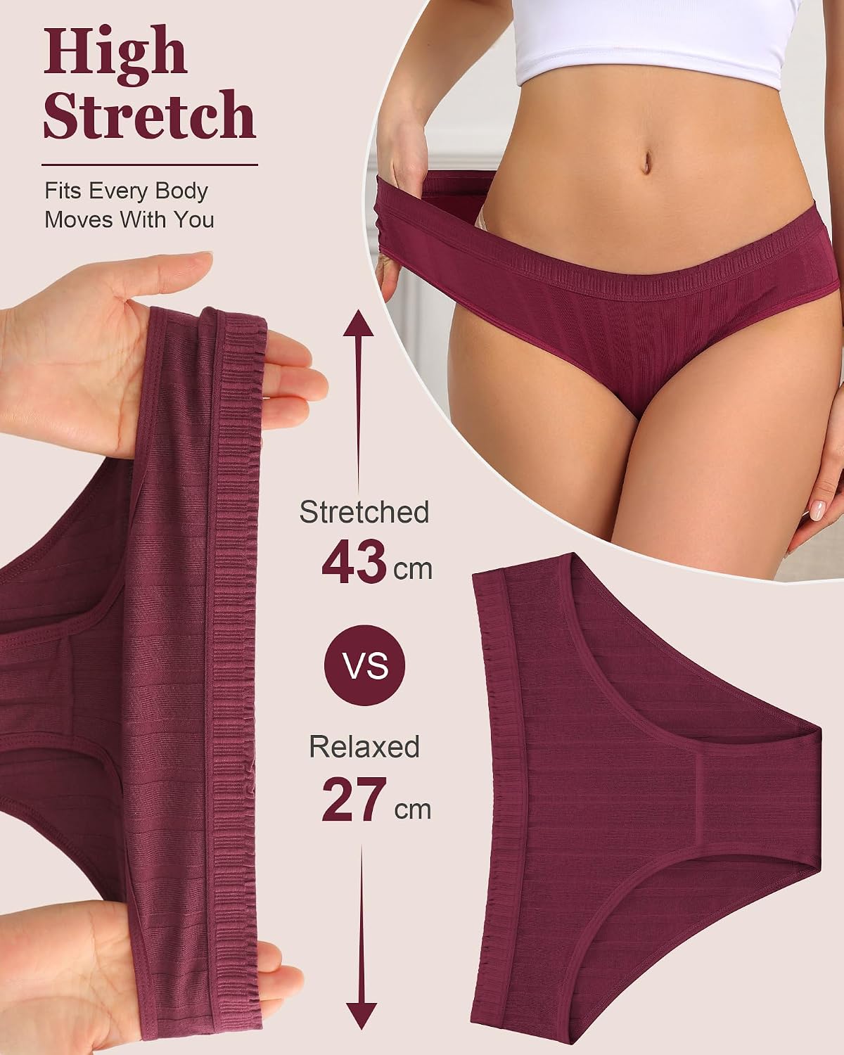 UNDER THE SEA Cotton Cheeky Bikini Panties 6-Pack — image 7