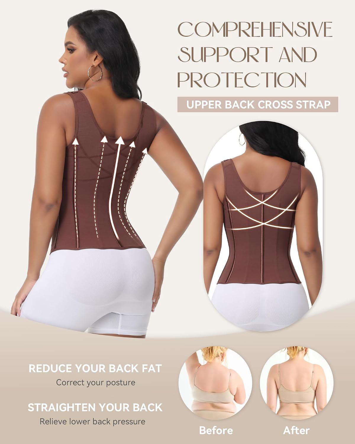 SHAPSHE Hourglass Waist Trainer Corset Vest — image 5