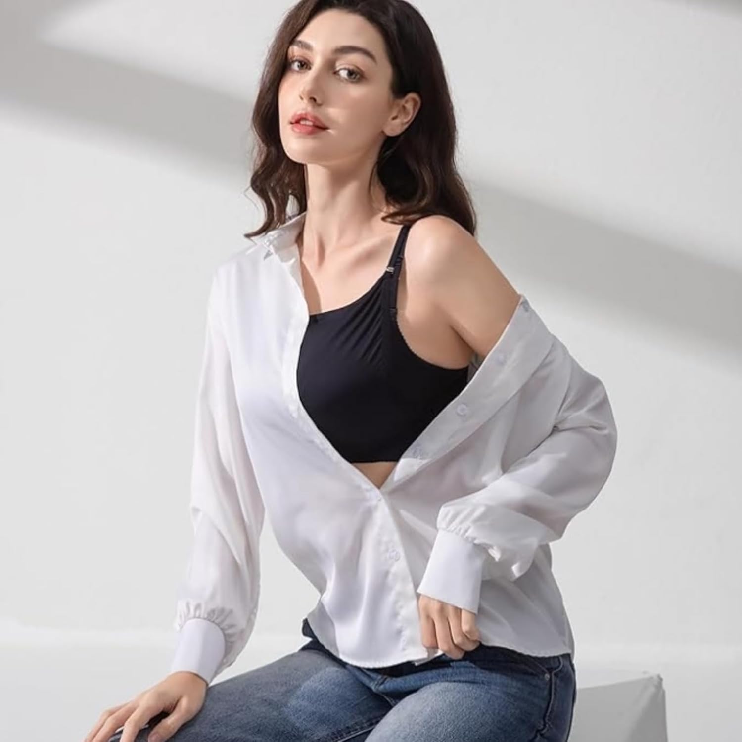 Camicover Lace Modesty Panel for Low Necklines — image 3