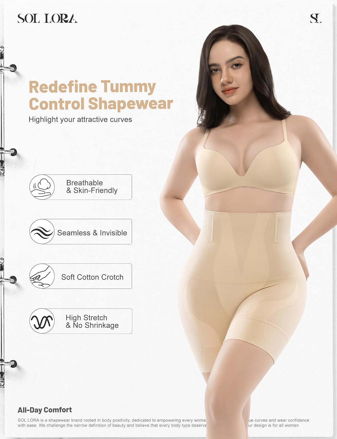 SOL LORA High Waist Tummy Control Shapewear — image 4