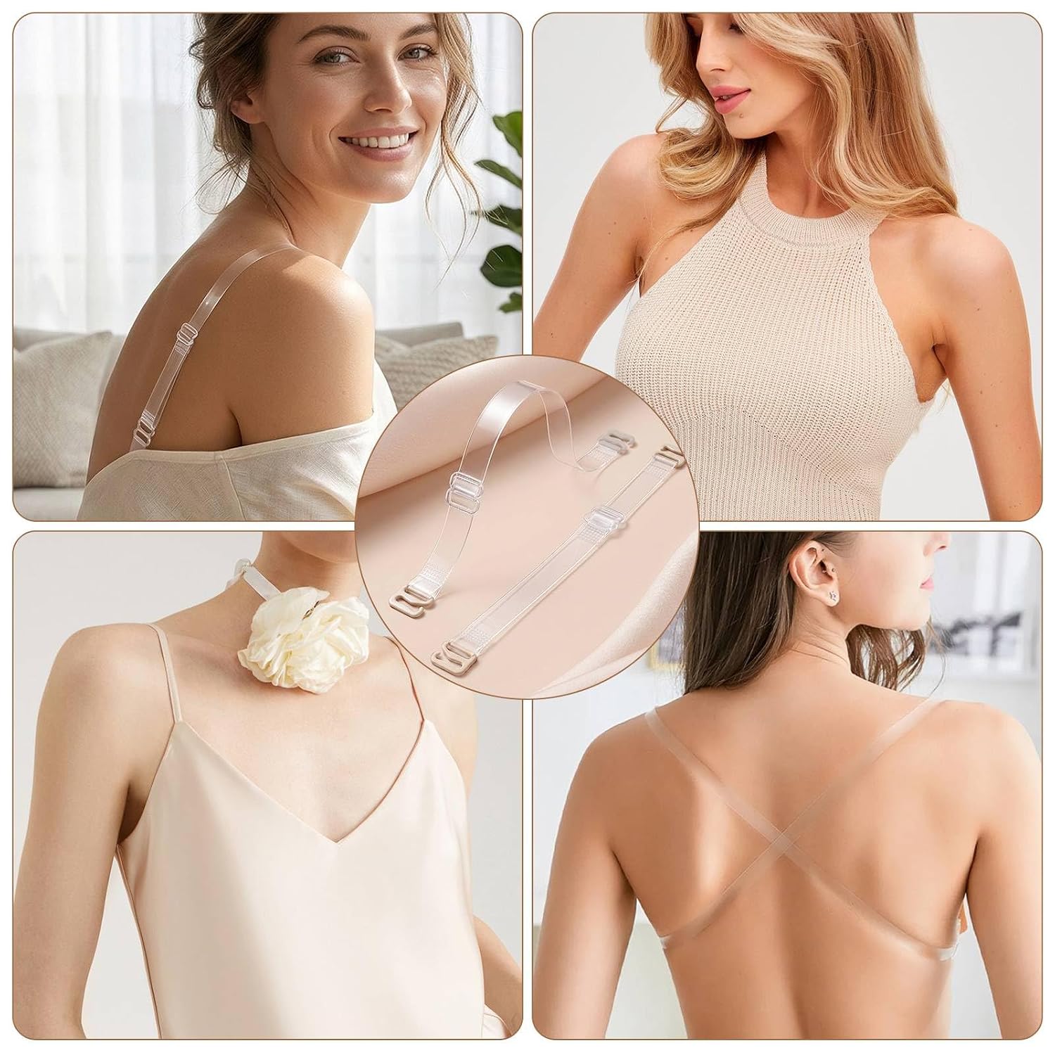 HotGains Adjustable Clear Bra Straps — image 7