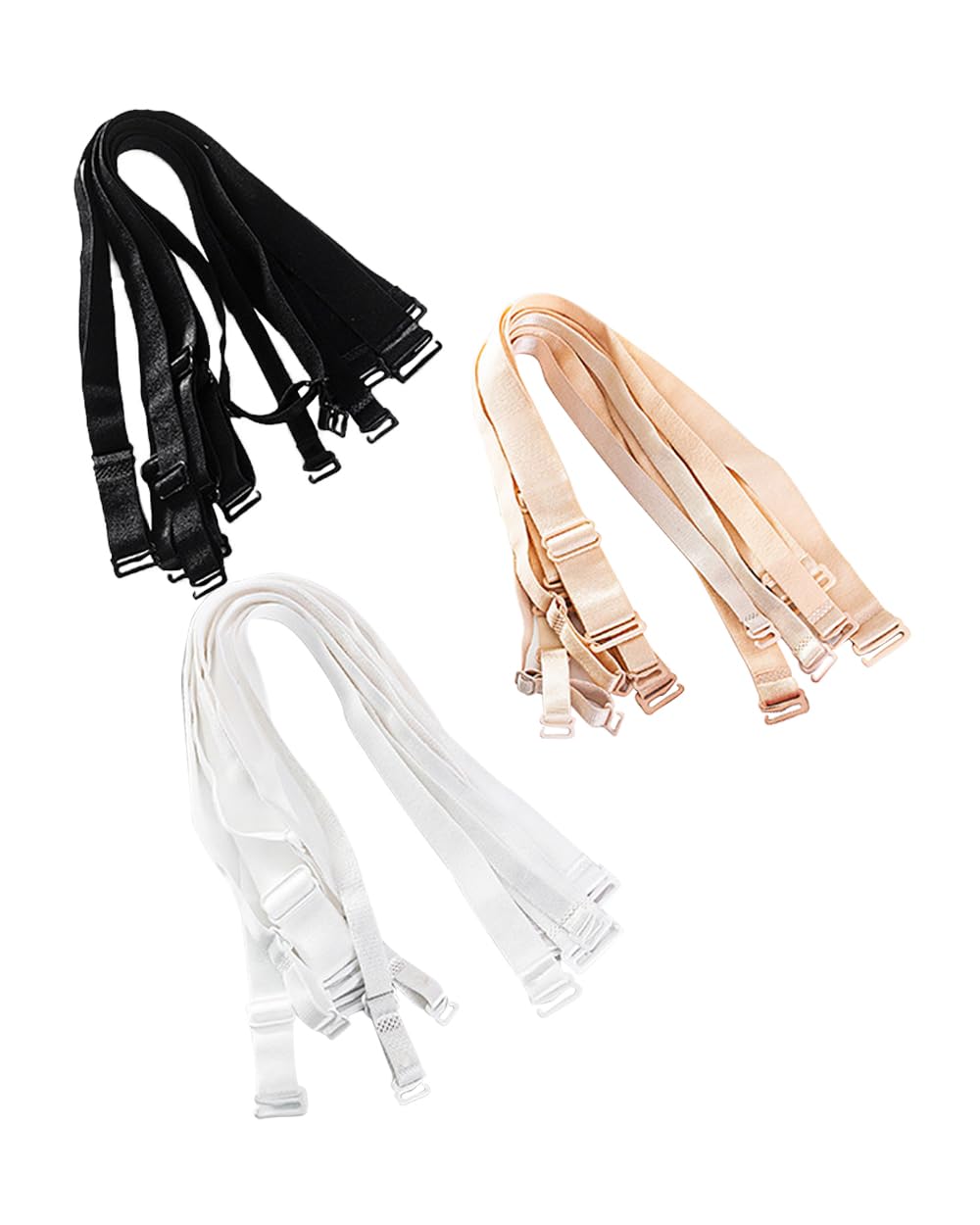 caringgarden 3-Pack Adjustable Bra Straps Replacement — image 2