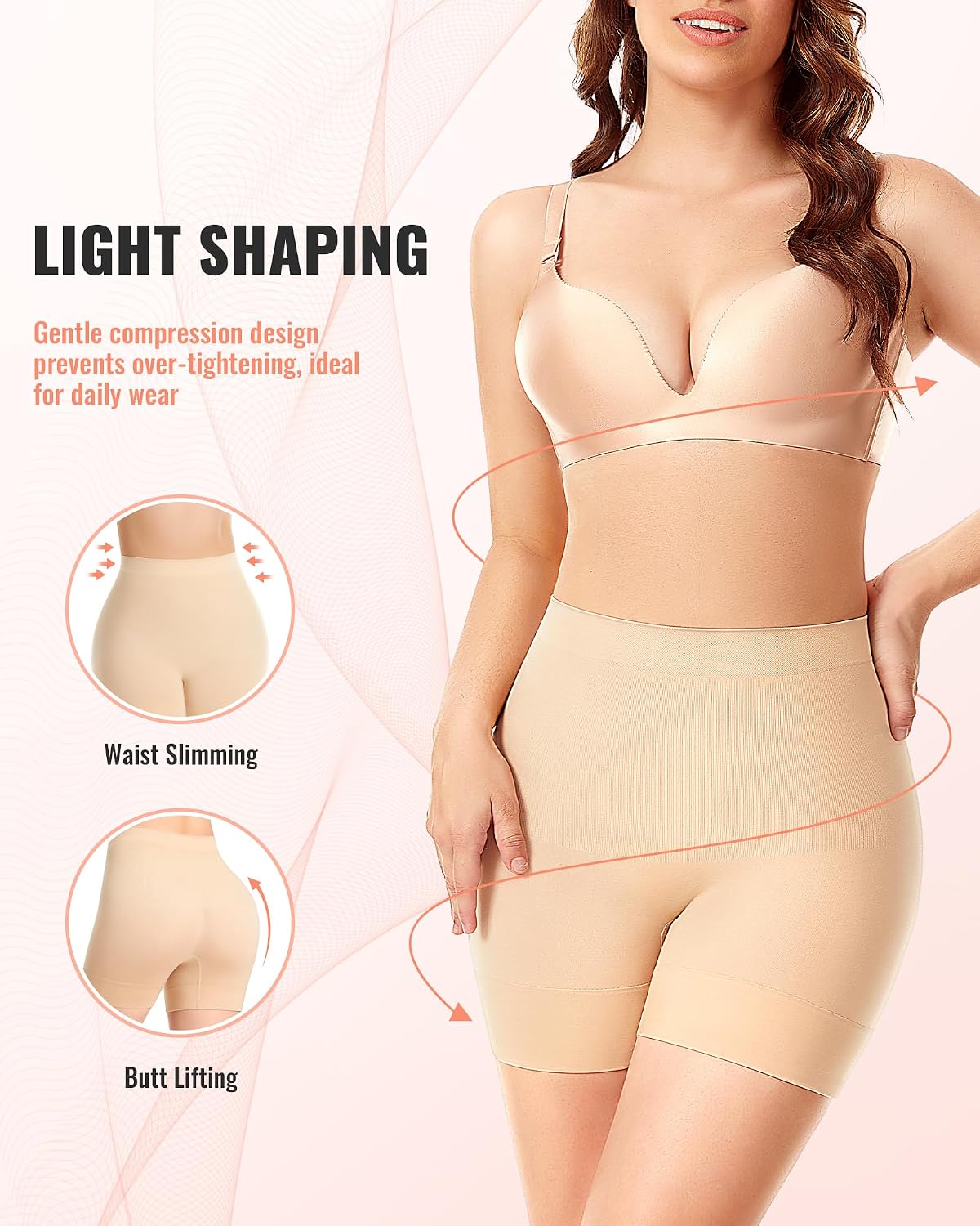 ForeverShaper Seamless Tummy Control Slip Shorts — image 2