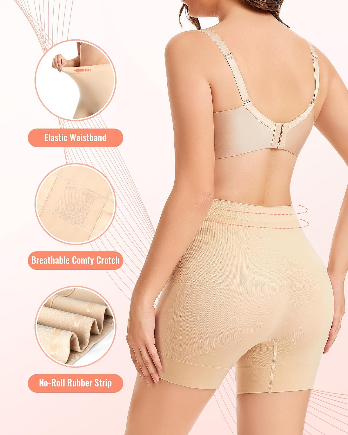 ForeverShaper Seamless Tummy Control Slip Shorts — image 3