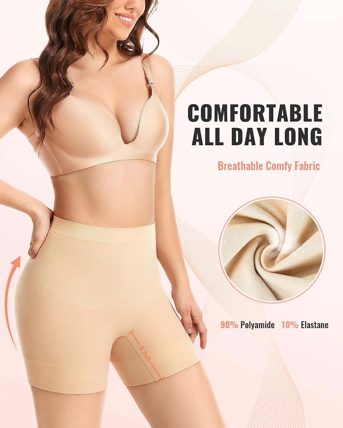 ForeverShaper Seamless Tummy Control Slip Shorts — image 4