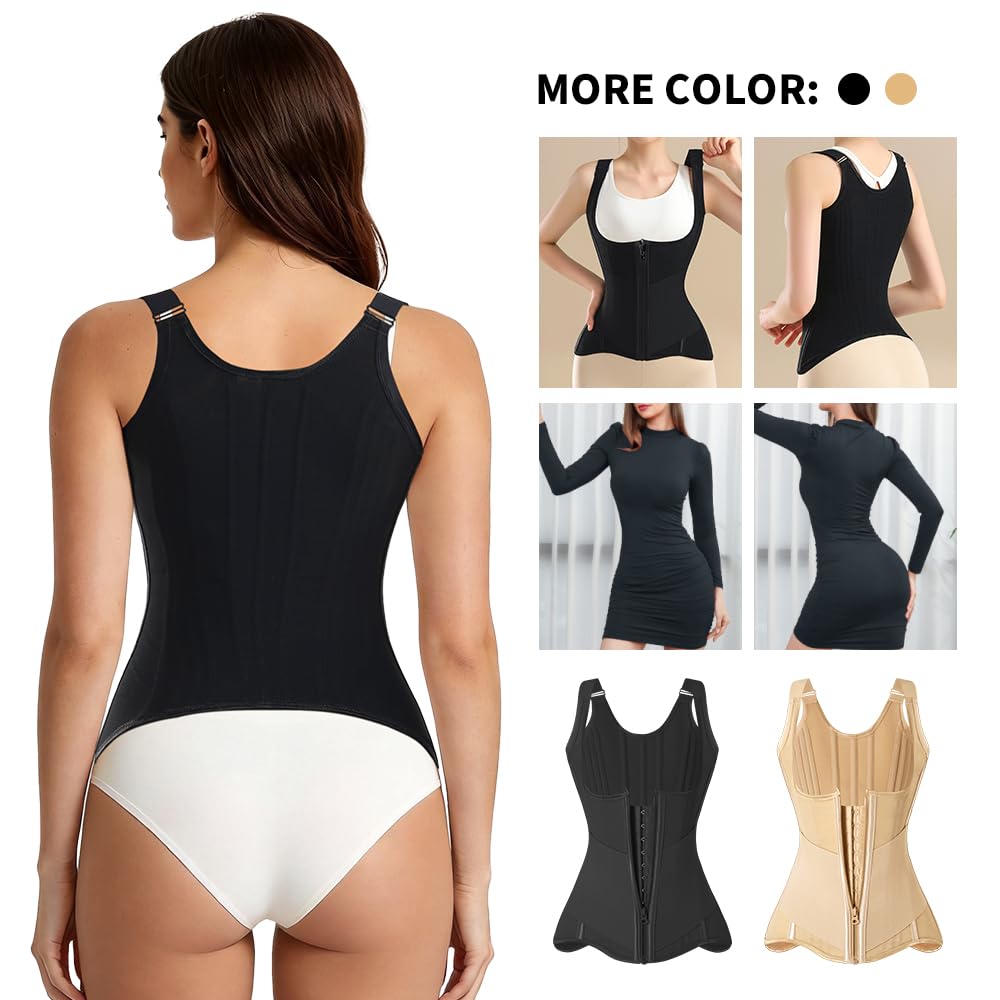 MISTHIN Steel Boned Waist Trainer Corset — image 4