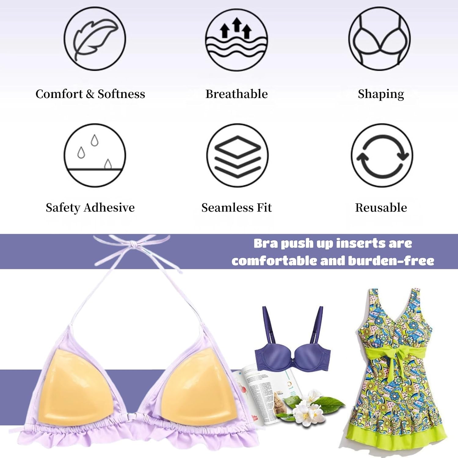 DEPOVOR Double-Sided Adhesive Bra Lifting Enhancers — image 4