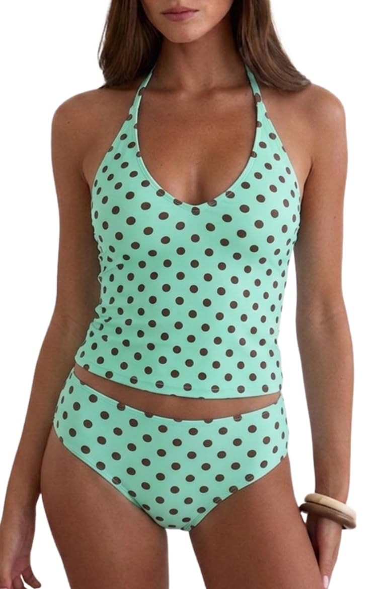ZAFUL Halter Neck Tankini Two Piece Swimsuit — image 11