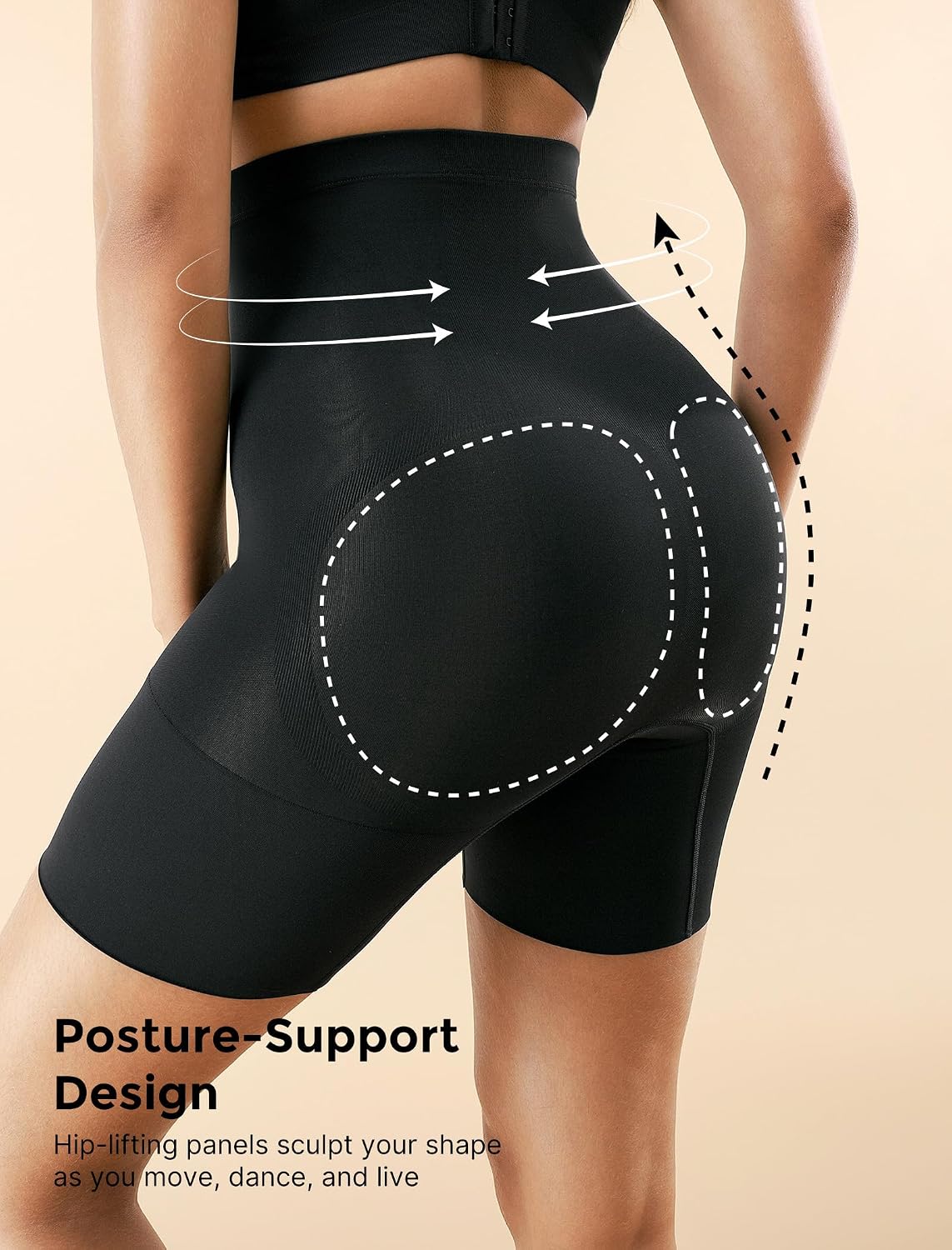 Momcozy High-Waist Tummy Control Shapewear Shorts — image 4