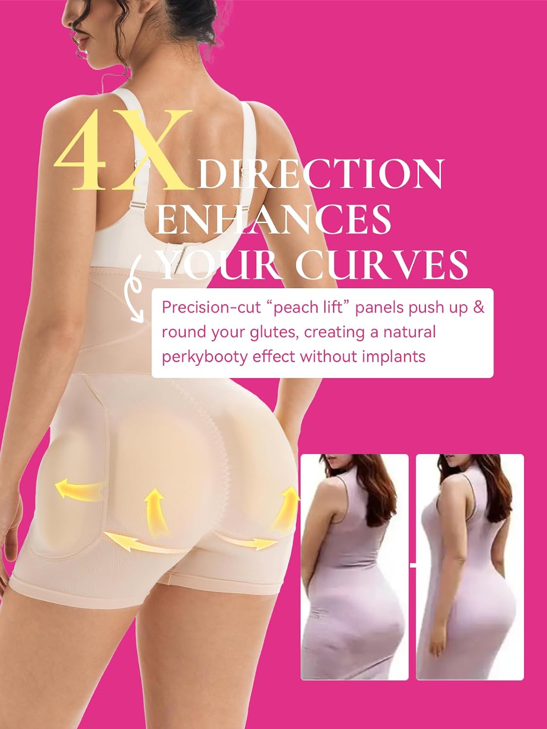 materasu Women's Butt Lifter Shapewear Shorts — image 5