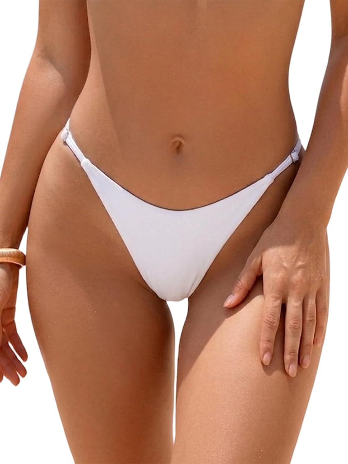 Bavace Women's Adjustable Thong Bikini Bottom — image 9