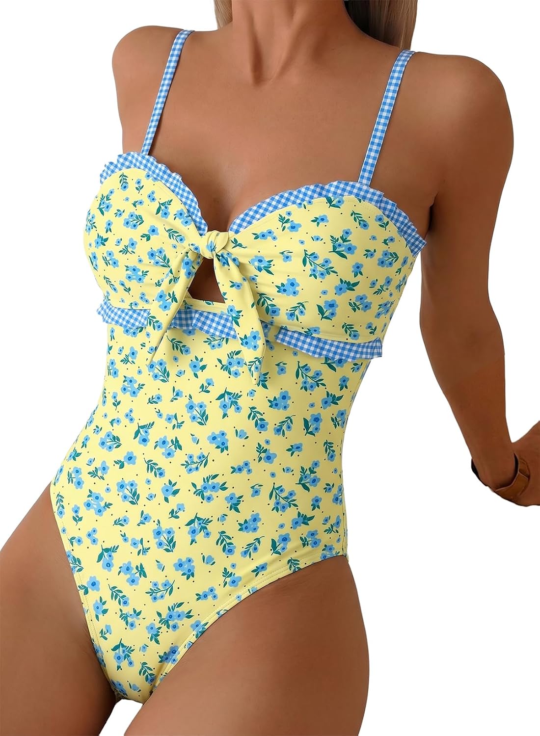 Herseas Knotted Front Ruffle Swimsuit — image 10