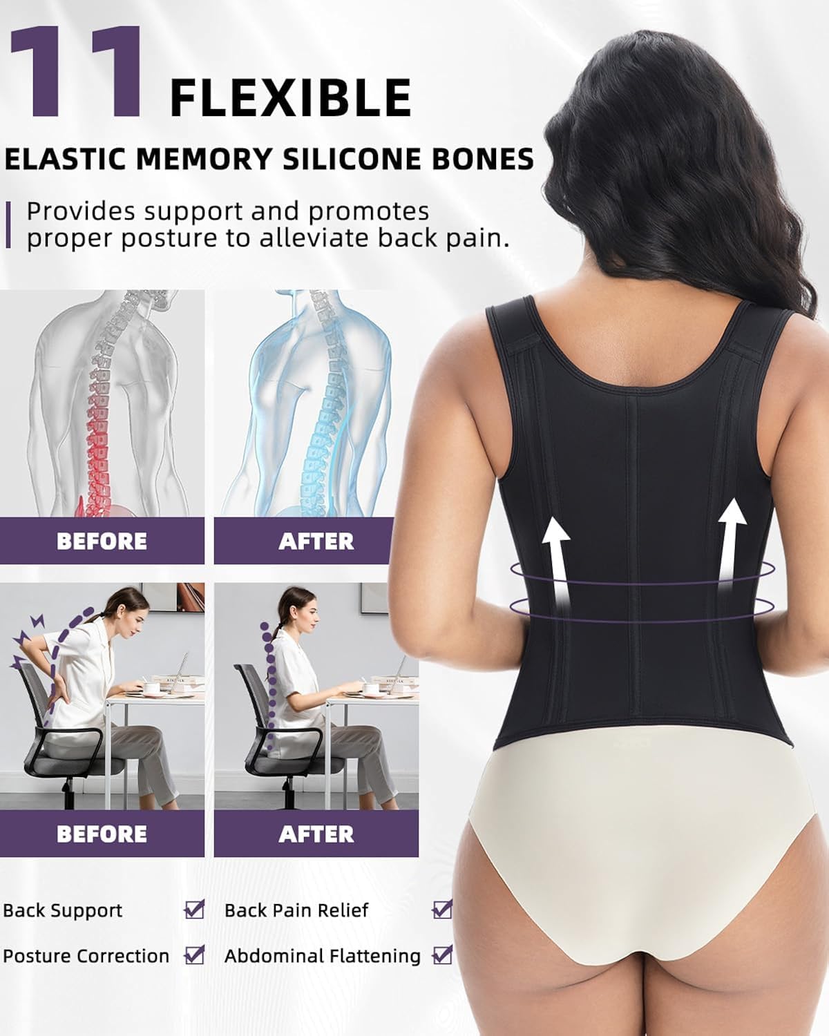 SOEYHALY Waist Trainer Corset Tank Top — image 4