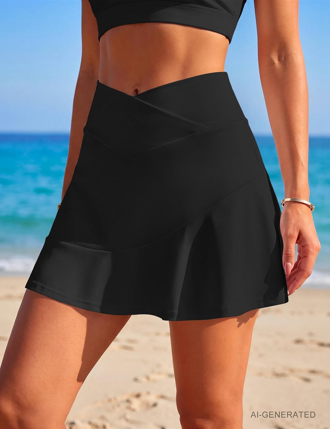 Blooming Jelly High Waisted Swim Skirt — image 2