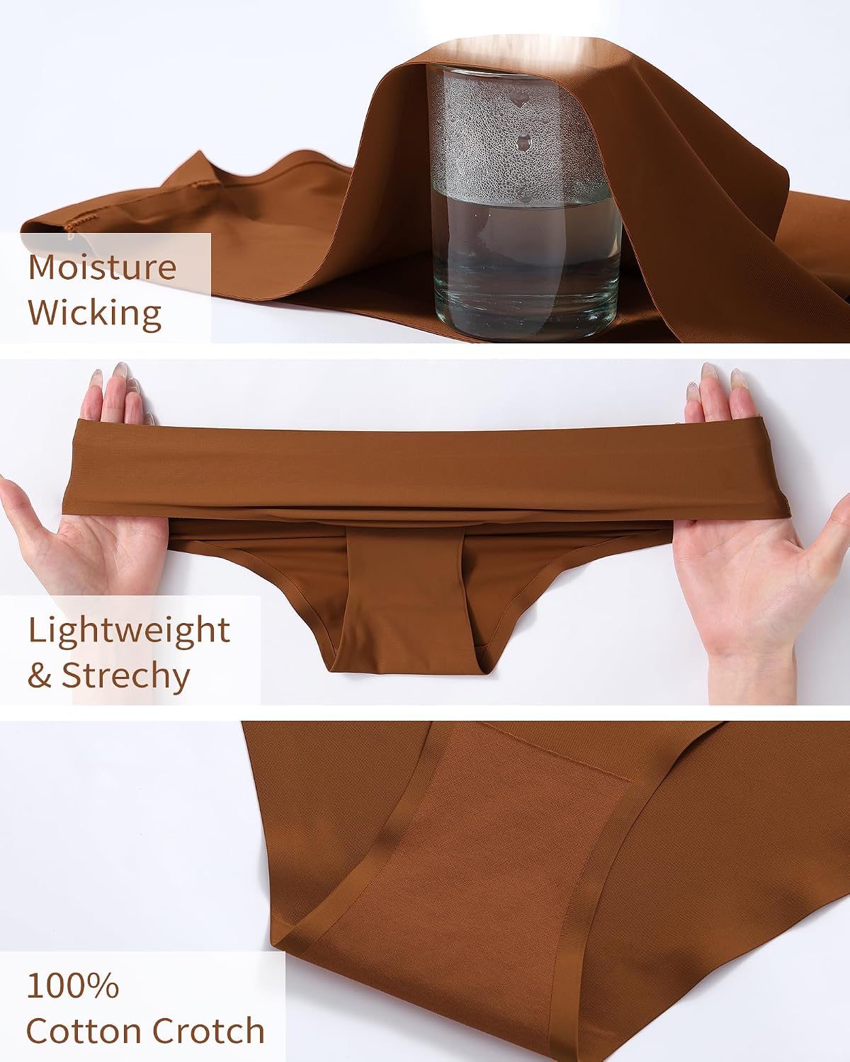 Neikuxia Women's Seamless Hipster Underwear Pack — image 5