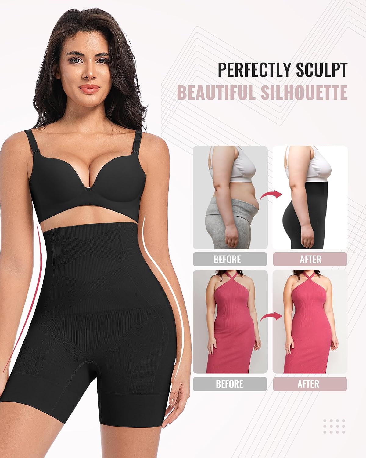 ForeverShaper High-Waisted Tummy Control Shapewear Shorts — image 4