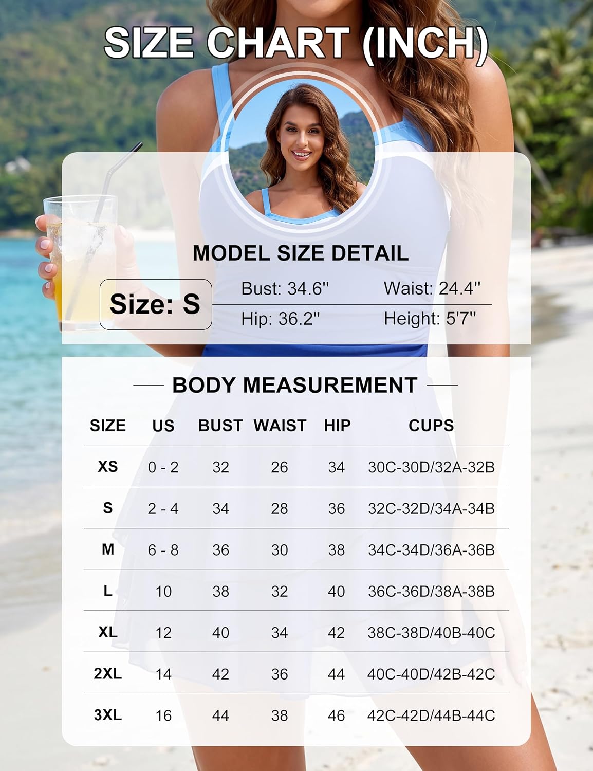 Blooming Jelly Tummy Control Swim Dress — image 6