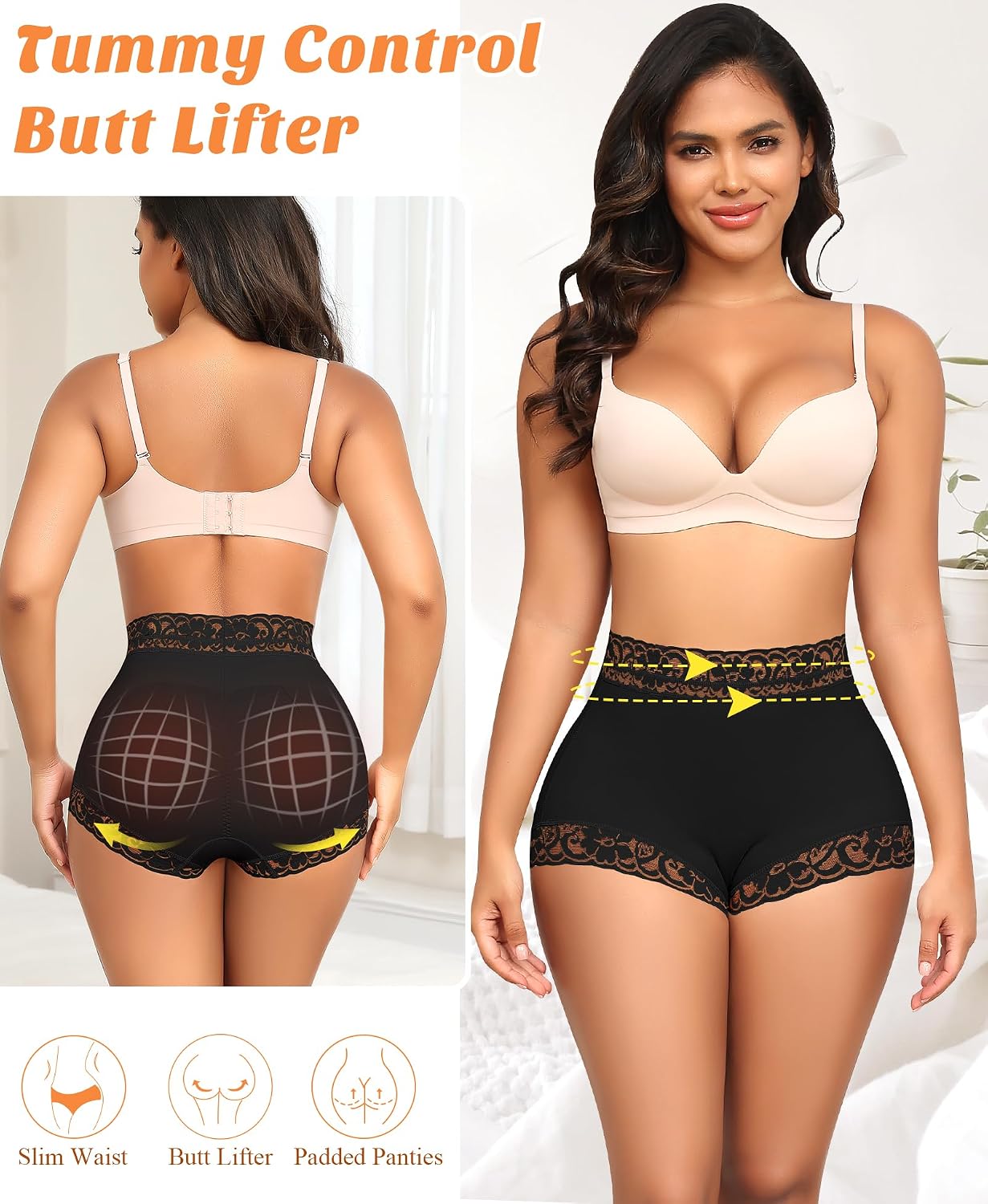 DERCA Lace Butt Lifting Padded Shapewear Panty — image 5
