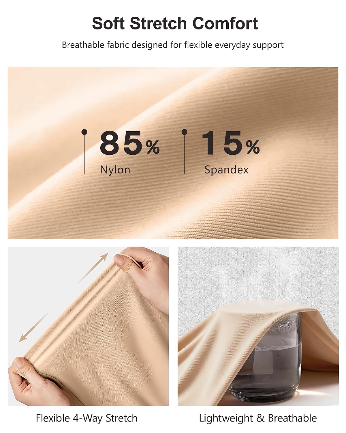 AOSIMANNA Tummy Control Body Shaper Slip — image 4