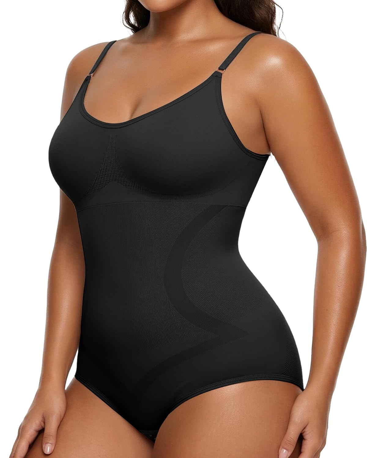 AOSIMANNA Seamless Tummy Control Bodysuit
