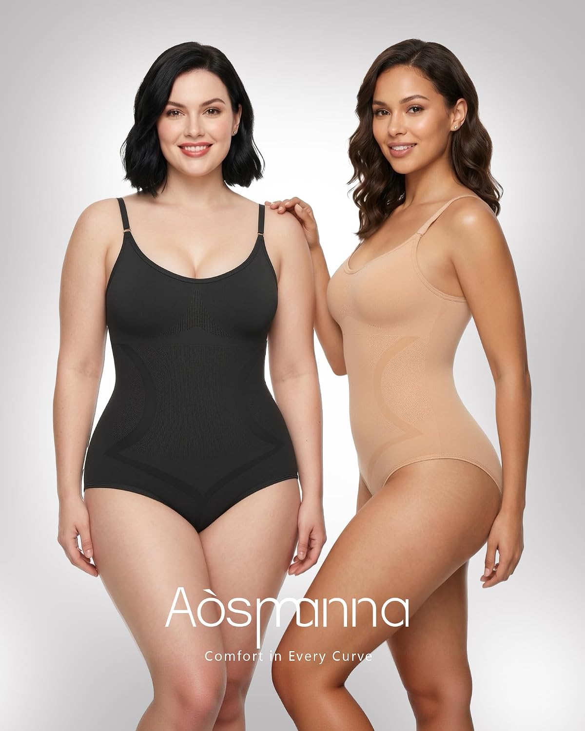 AOSIMANNA Seamless Tummy Control Bodysuit — image 7