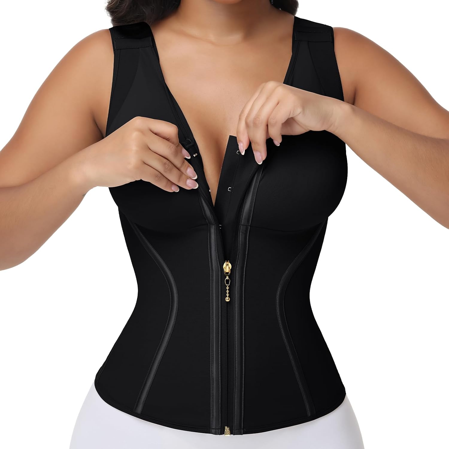 SHAPSHE Waist Trainer Corset with Bra for Women