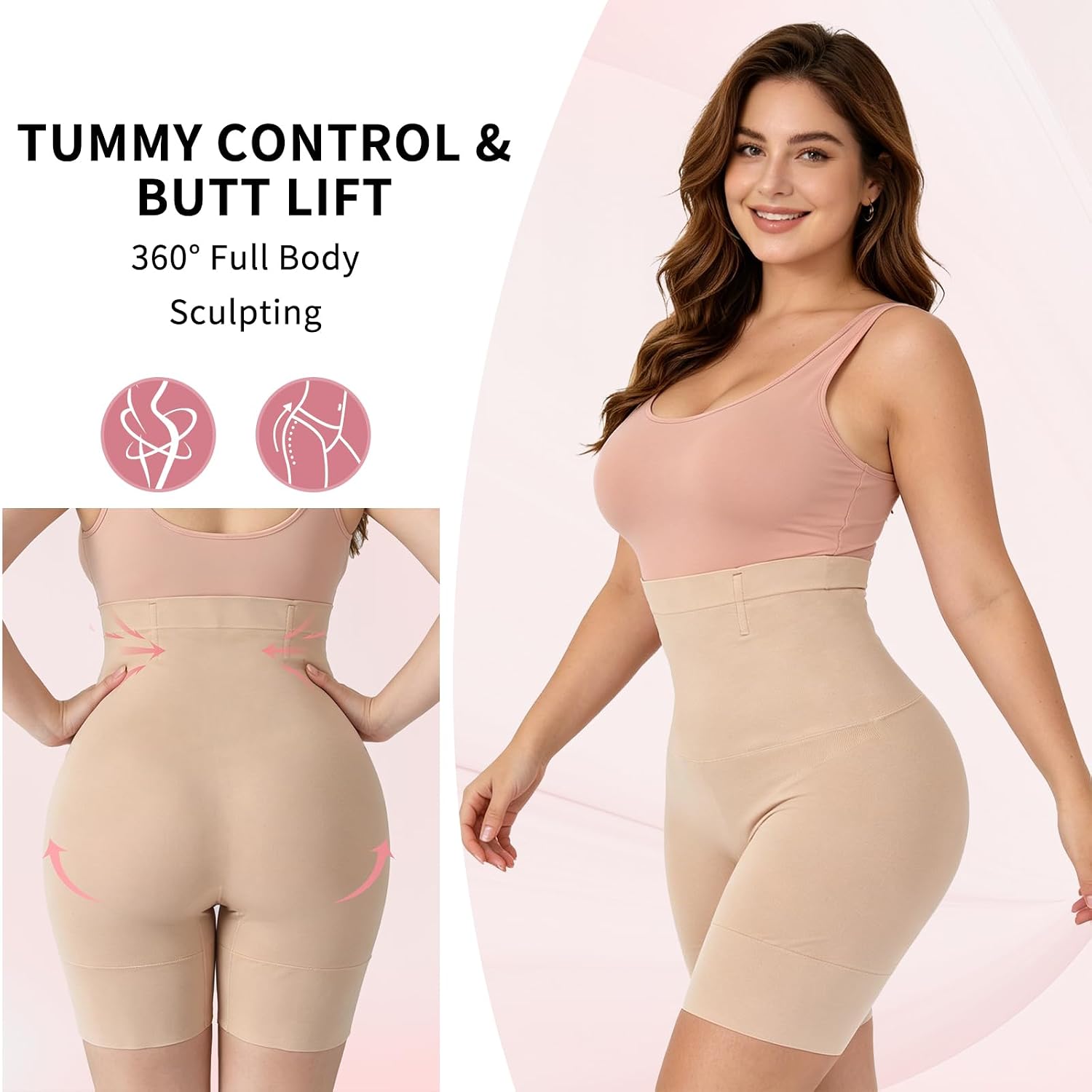 MORECOO High-Waisted Tummy Control Shapewear — image 3