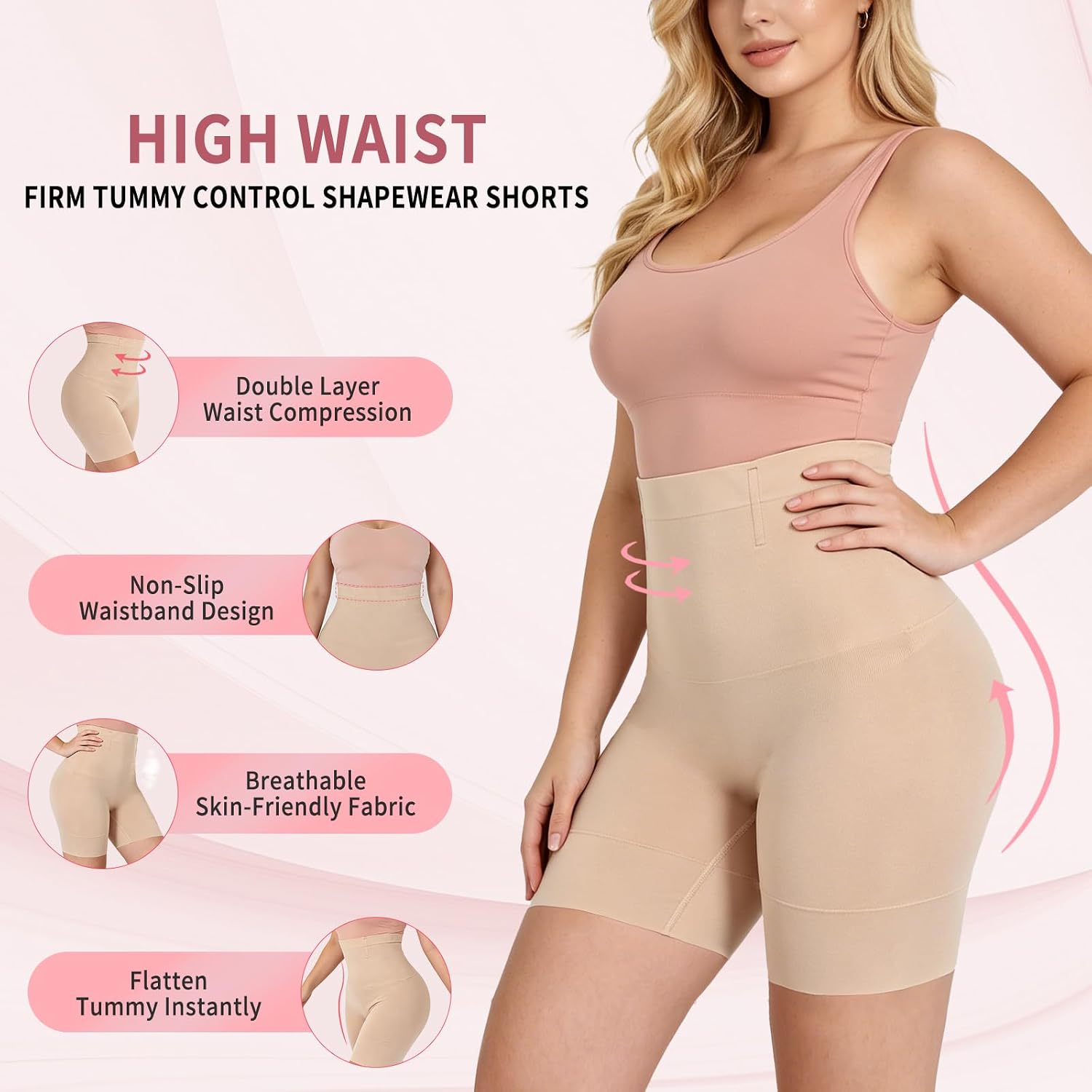 MORECOO High-Waisted Tummy Control Shapewear — image 4