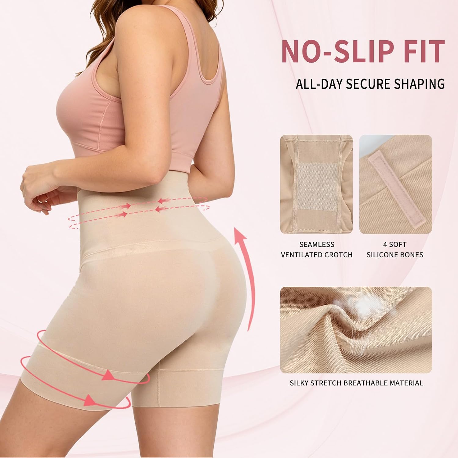 MORECOO High-Waisted Tummy Control Shapewear — image 5