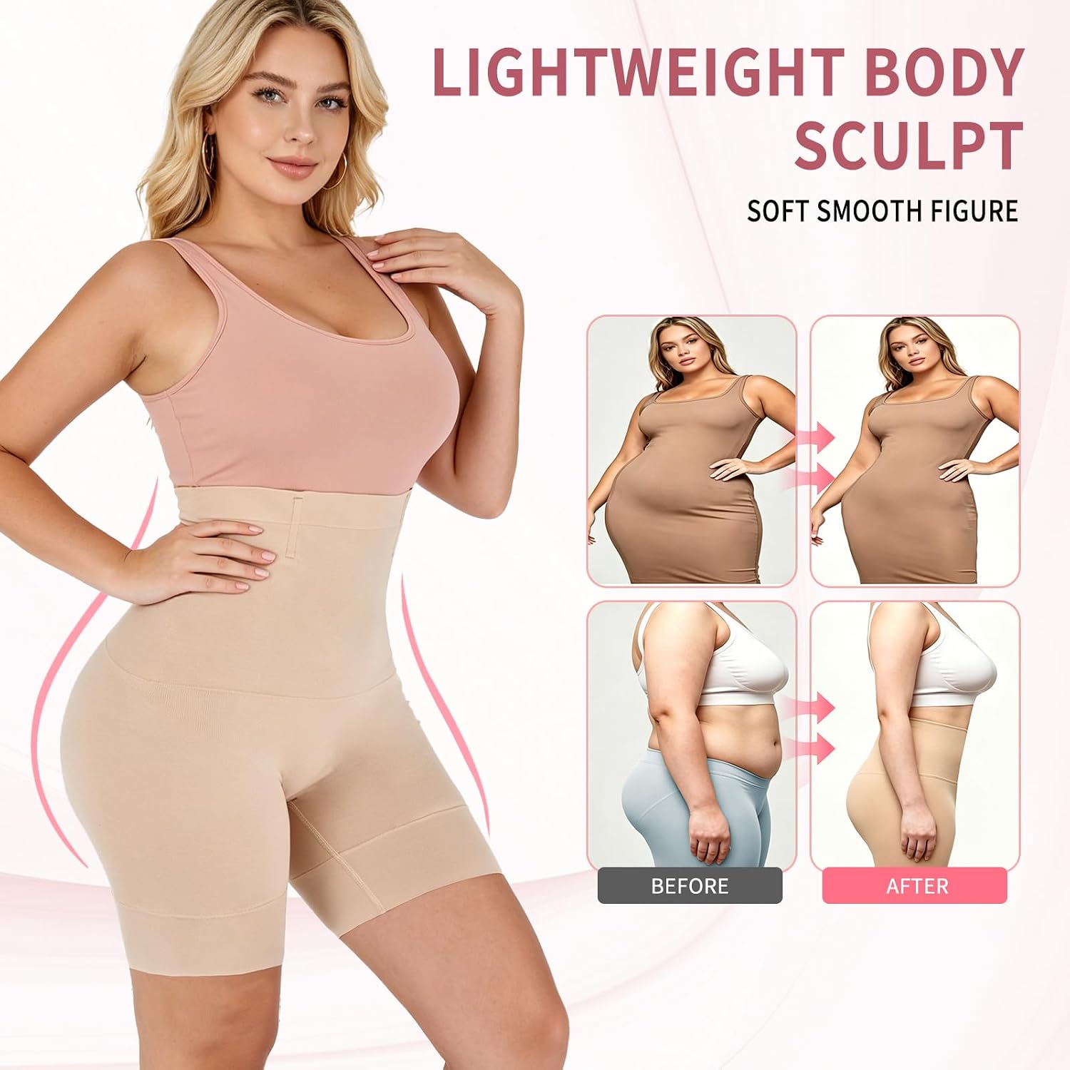 MORECOO High-Waisted Tummy Control Shapewear — image 6
