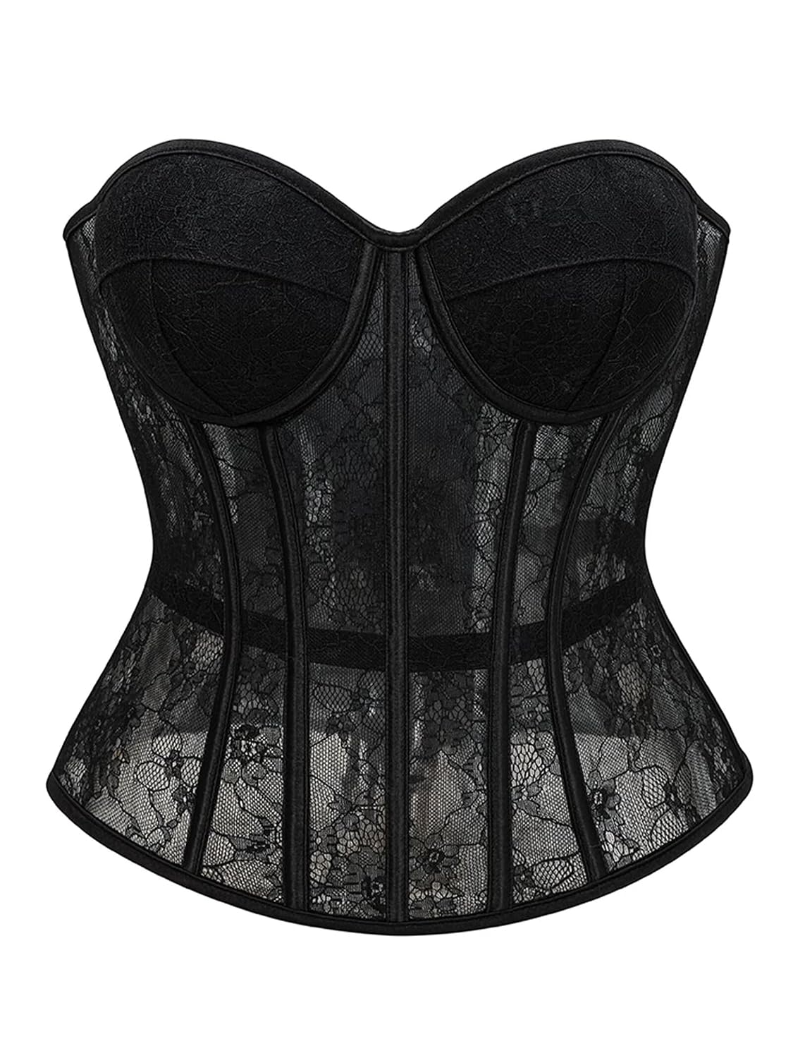 QIAIYALA Strapless Lace Corset Top — image 2