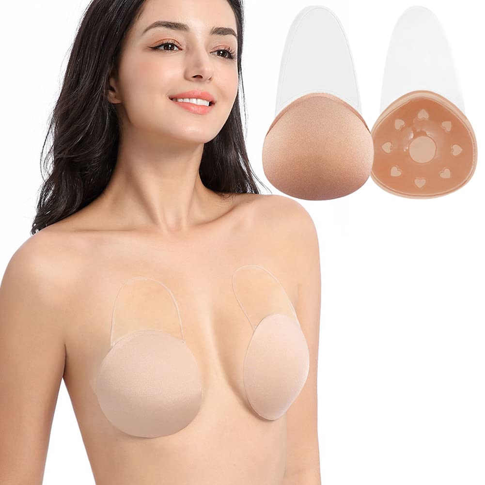 NTSWZYS Invisible Push Up Silicone Bra