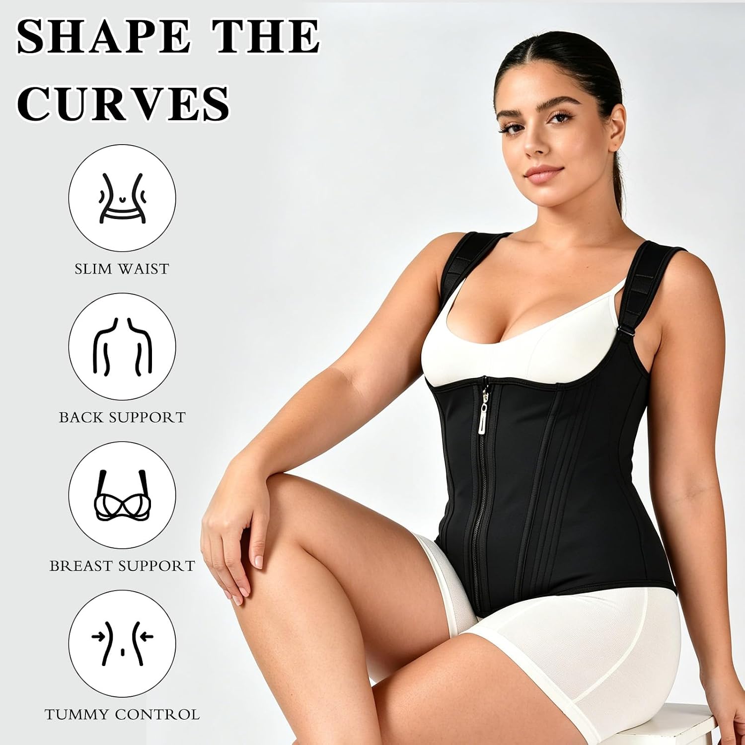 Lisacool Waist Trainer for Women Tummy Control — image 6