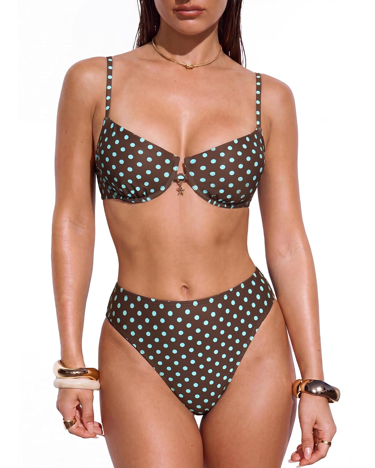SUUKSESS High Waisted Underwire Bikini Set — image 12