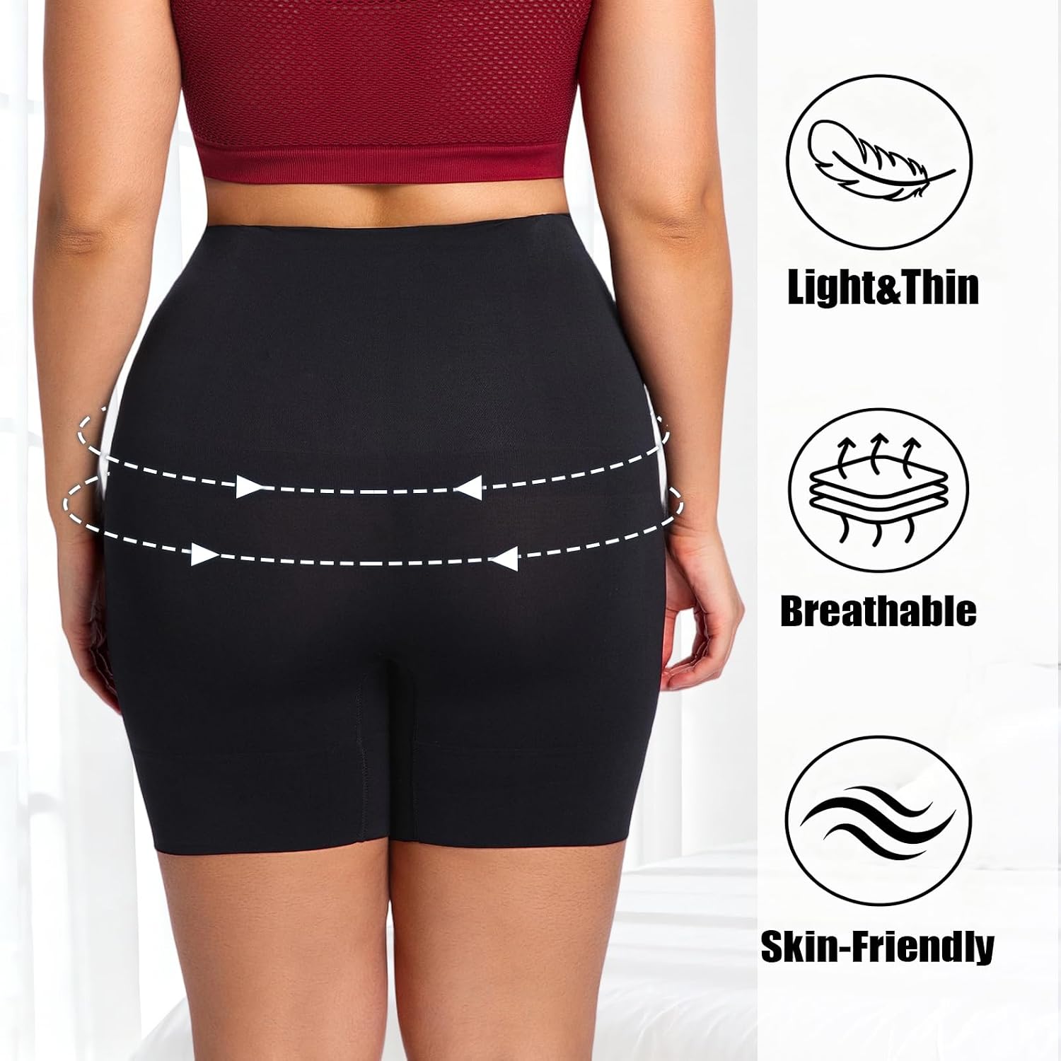 EssElegance High Waisted Shapewear Shorts — image 5