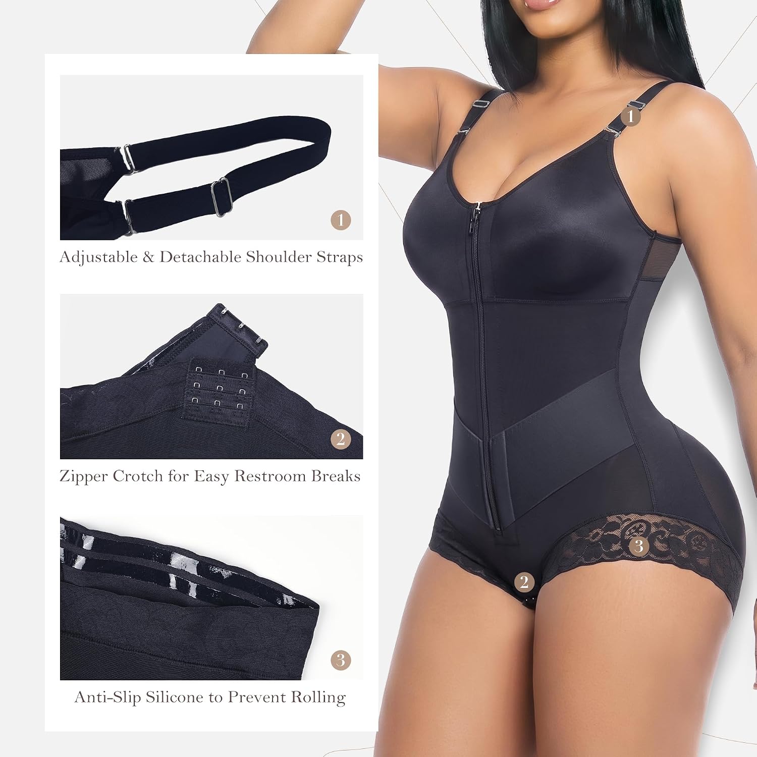 YIANNA V-Shaped Faja Body Shaper for Women — image 5