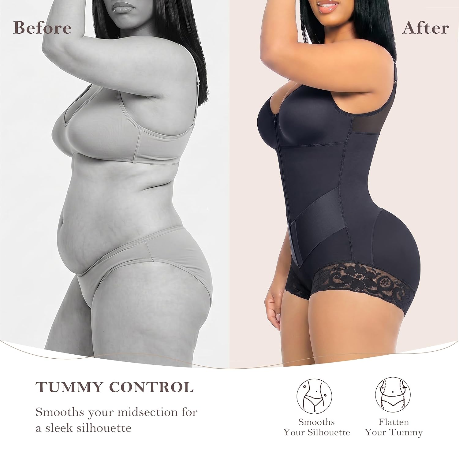 YIANNA V-Shaped Faja Body Shaper for Women — image 6