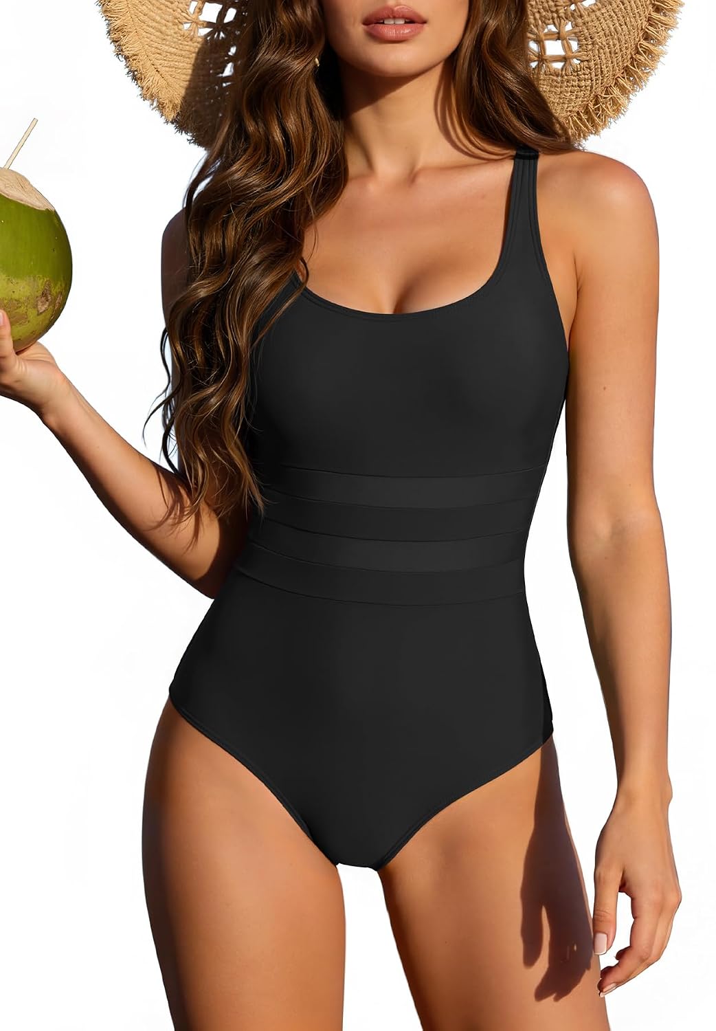 Zando Tummy Control One Piece Swimsuit