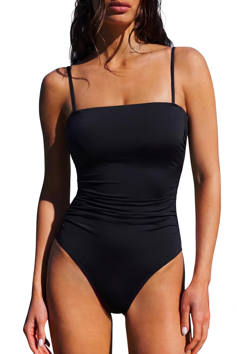 SUUKSESS Square Neck Tummy Control Swimsuit — image 11