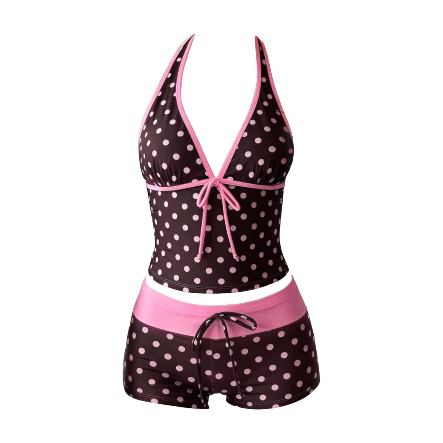 YELLOOP Polka Dot Halter Bikini Set — image 9