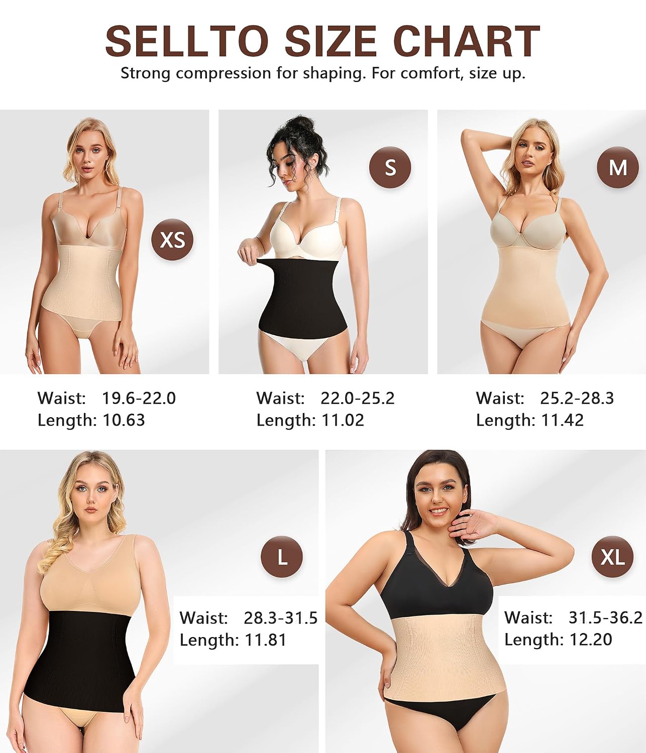 Sellto 2-Pack Waist Trainer for Women — image 2
