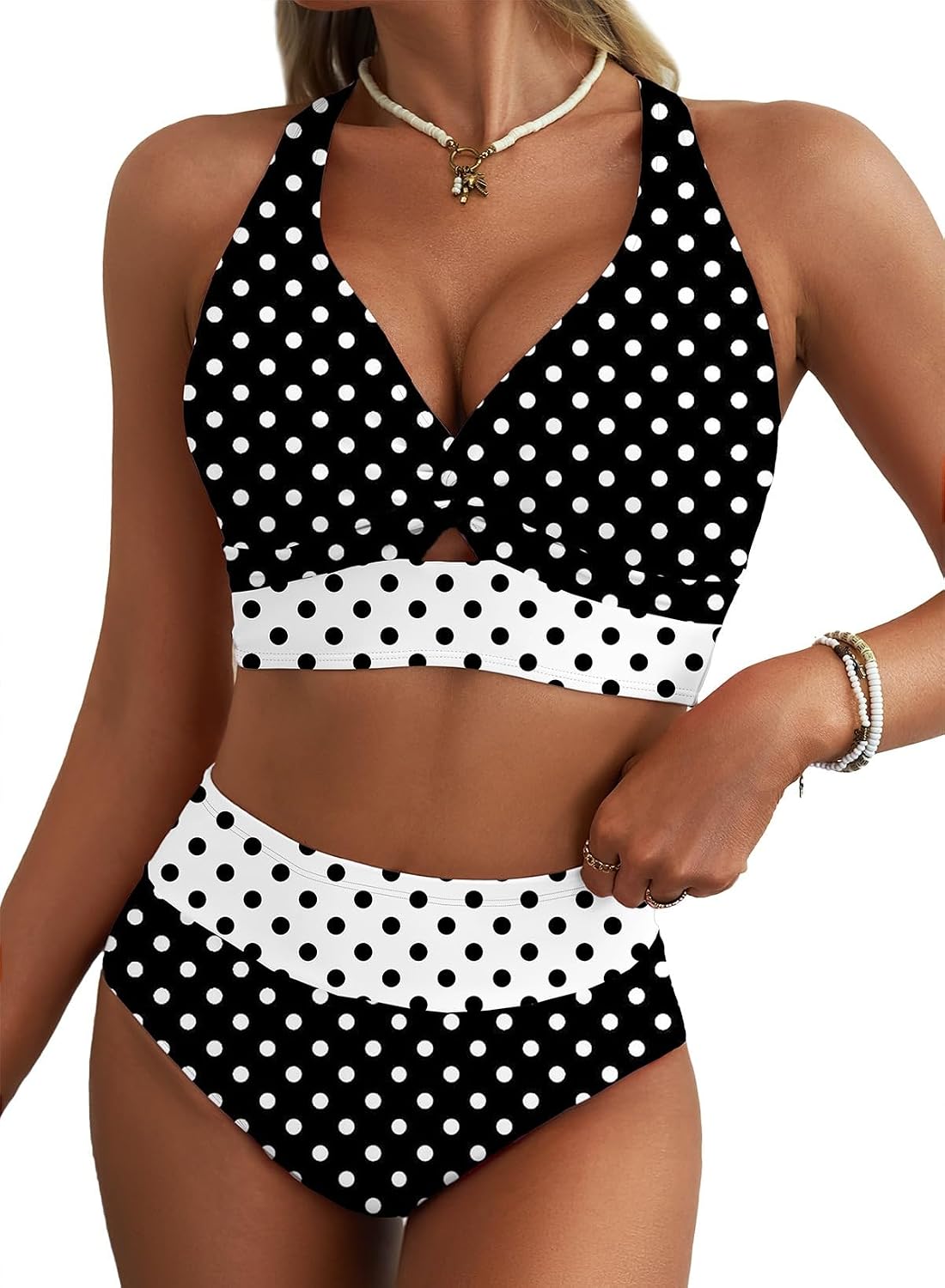 Herseas Twist Front High Waisted Bikini Set — image 7